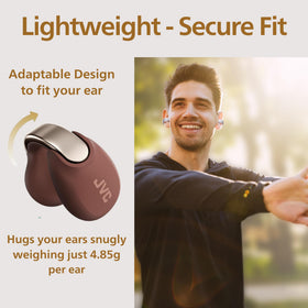 JVC Nearphones multipoint switching lets you move between devices easily.