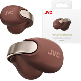 JVC Nearphones open-ear design for aware listening during walks.