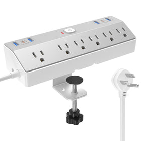JXGUCAT front view showing all outlets and ports for tidy charging