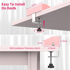 JXGUCAT power strip beside ruler showing size and fit for tabletop edges