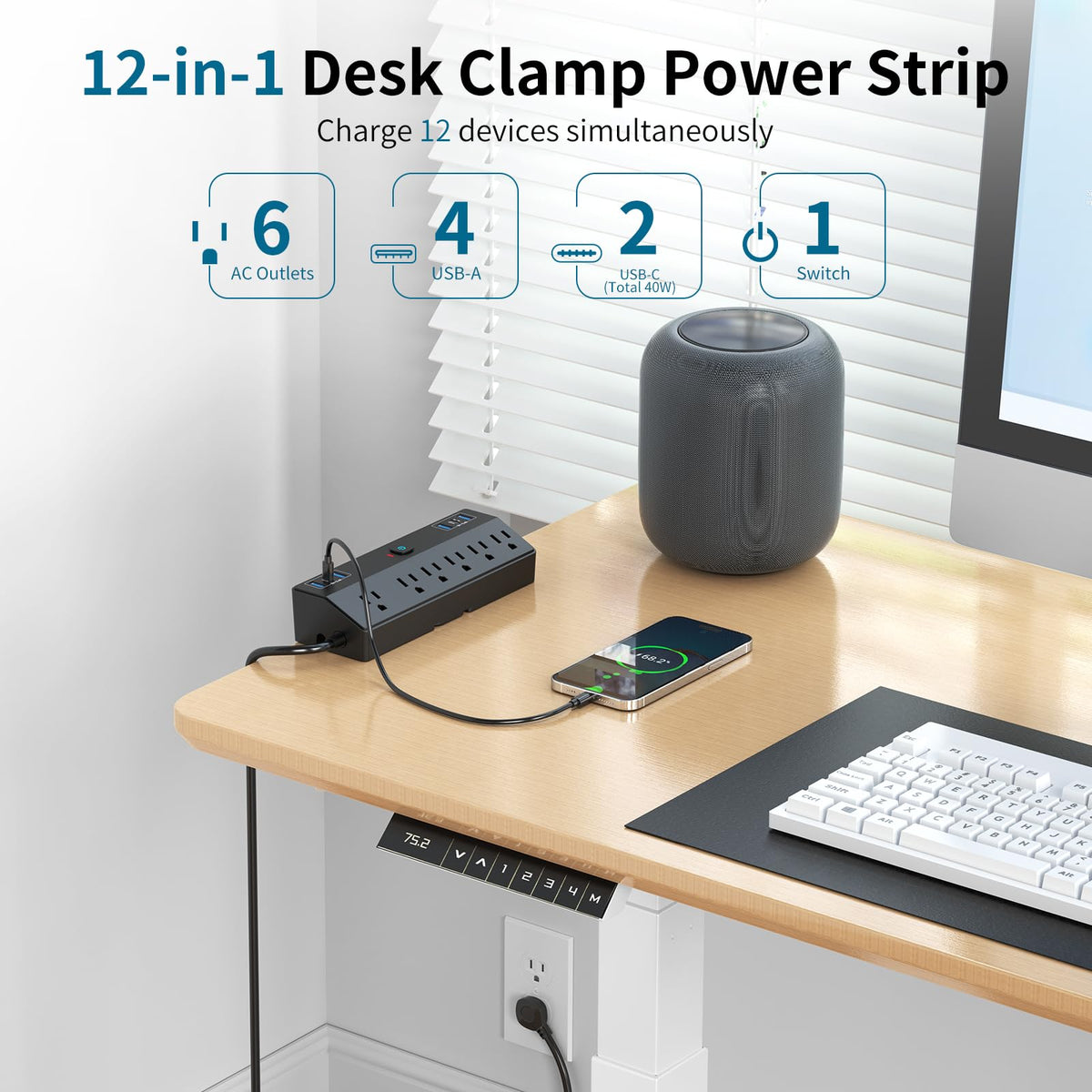 JXGUCAT USB close‑up showing PD USB‑C ports for faster charging