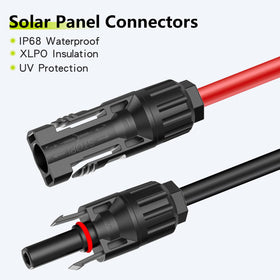 JXMXRPV 6mm² cable segment keeps energy flowing between panels and inverters.