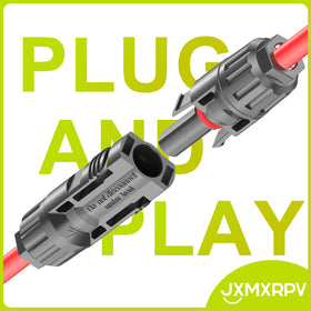 JXMXRPV secure connections minimize voltage drops during solar operation.