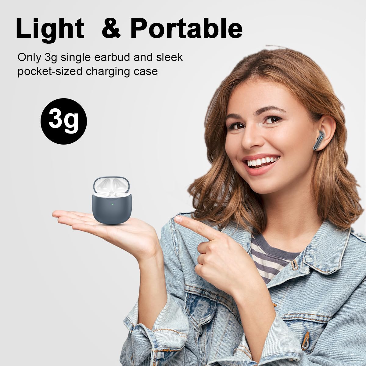 Jxrev built‑in mic ensures clear calls with noise reduction.