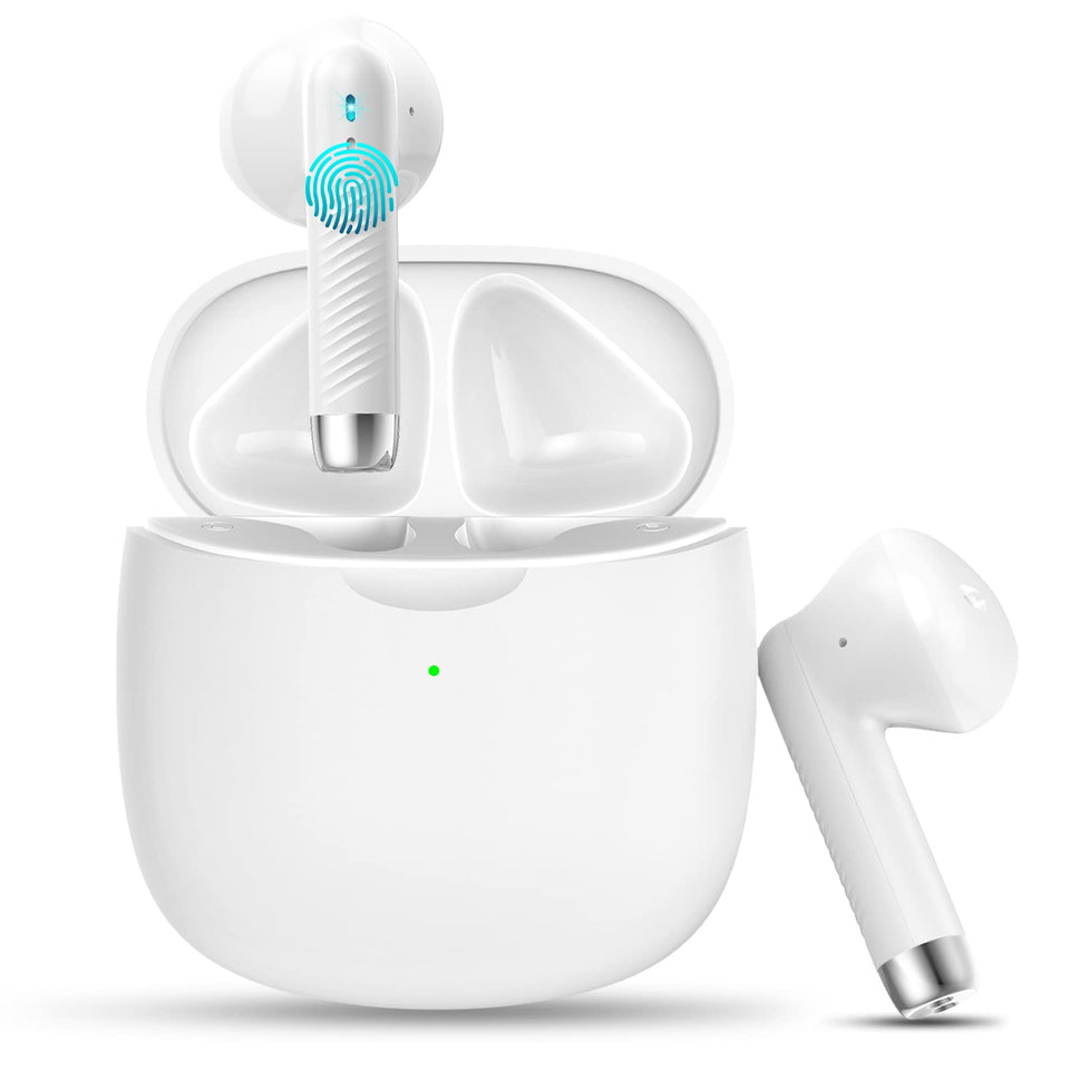 Jxrev earbuds in charging case for easy daily pairing and storage.