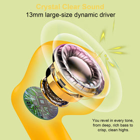 Jxrev earbuds hi-fi stereo sound with deep bass.