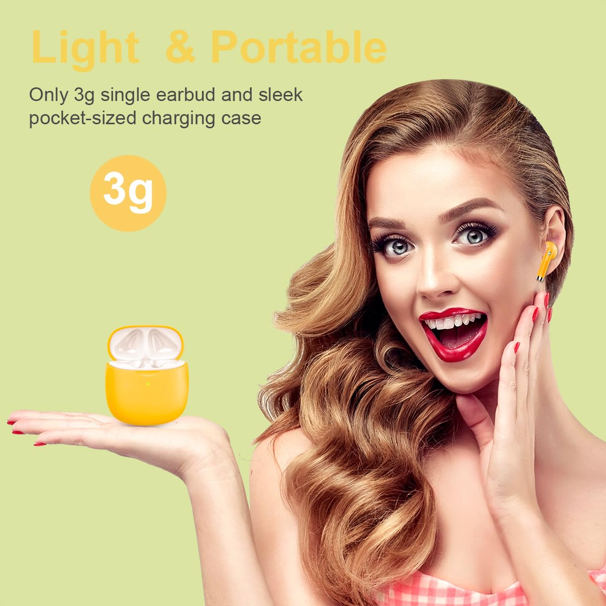 Jxrev earbuds with noise-cancelling mic for clear calls.
