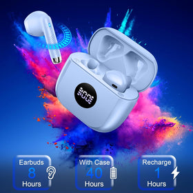 Jxrev earbuds touch controls for music and calls