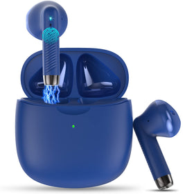 Jxrev J51 earbuds with blue packaging, gift-ready branding and premium look