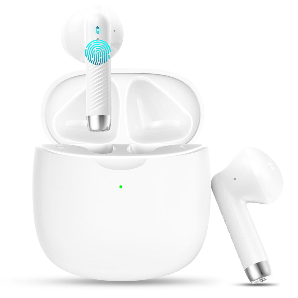 Jxrev J51 earbuds case closed for portable charging on the go
