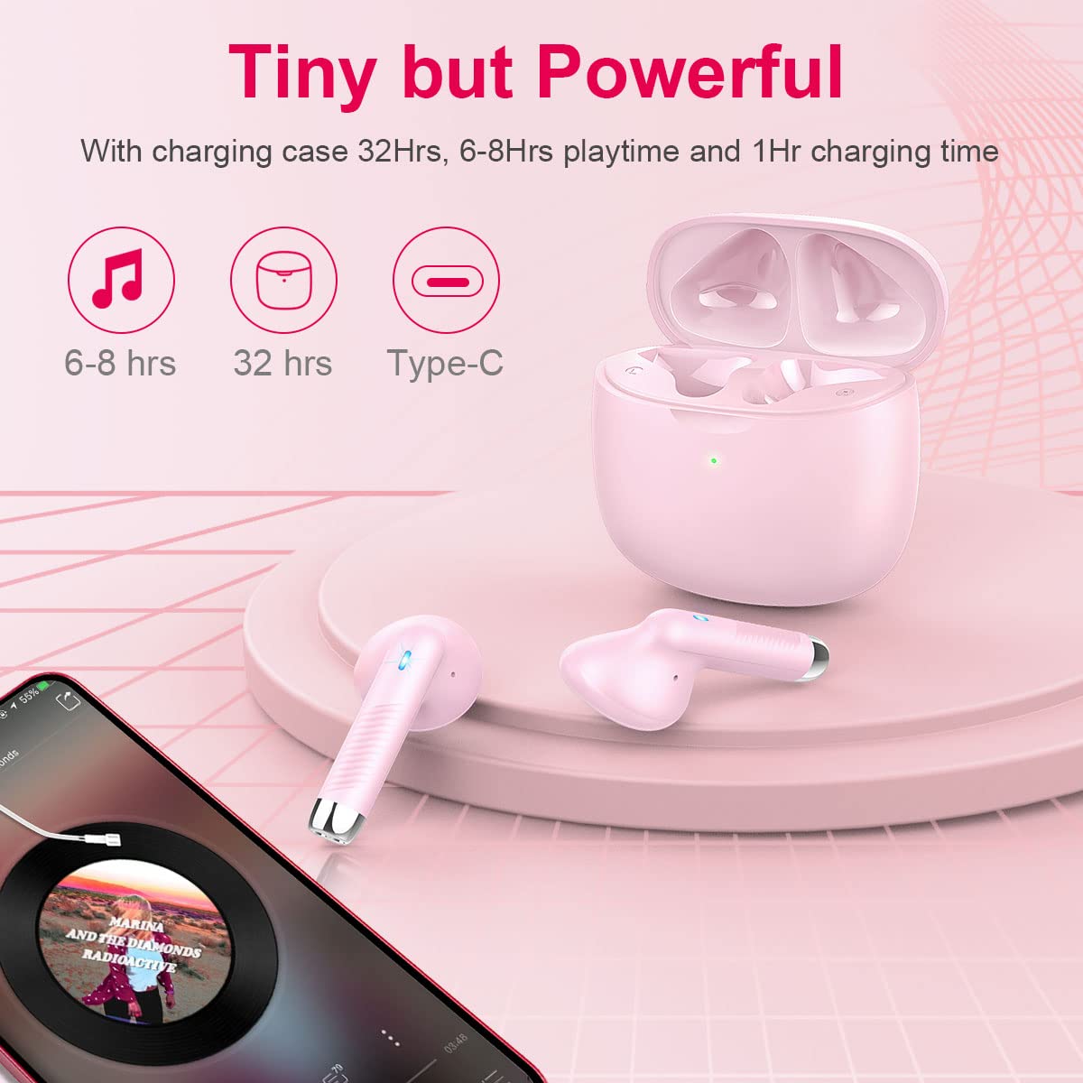Jxrev J51 IP7 waterproof buds endure sweat and rain.