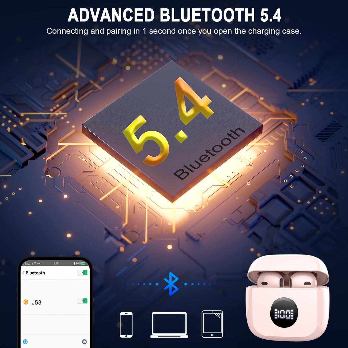 Jxrev slim 3g earbud design offers comfortable wear for long listening sessions.