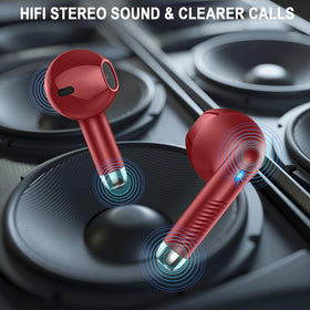 Jxrev earbuds during workout showing sweat resistance, protecting performance