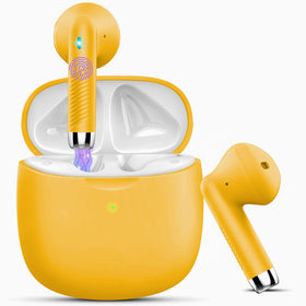 Jxrev wireless earbuds case with compact charging for on-the-go power.