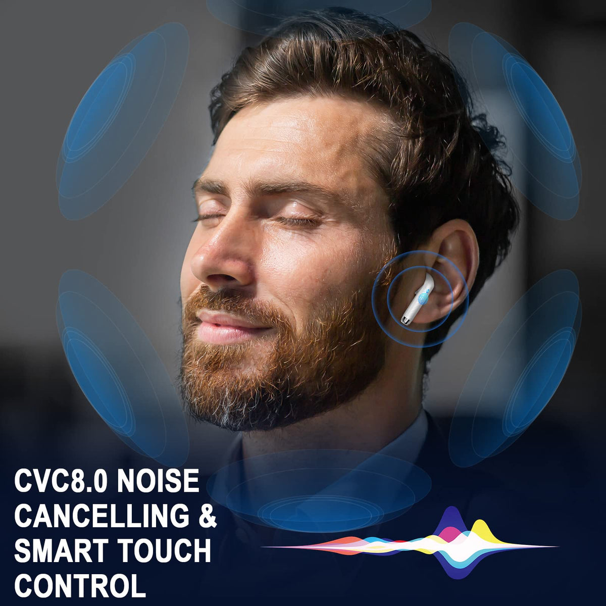 Jxrev earbuds with ENC noise cancelling mic for clearer calls