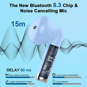 Jxrev wireless earbuds in-ear fit for secure comfort during workouts