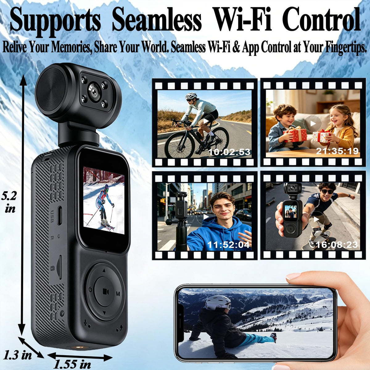 JYSECURE mounted on a helmet demonstrating hands-free POV benefit