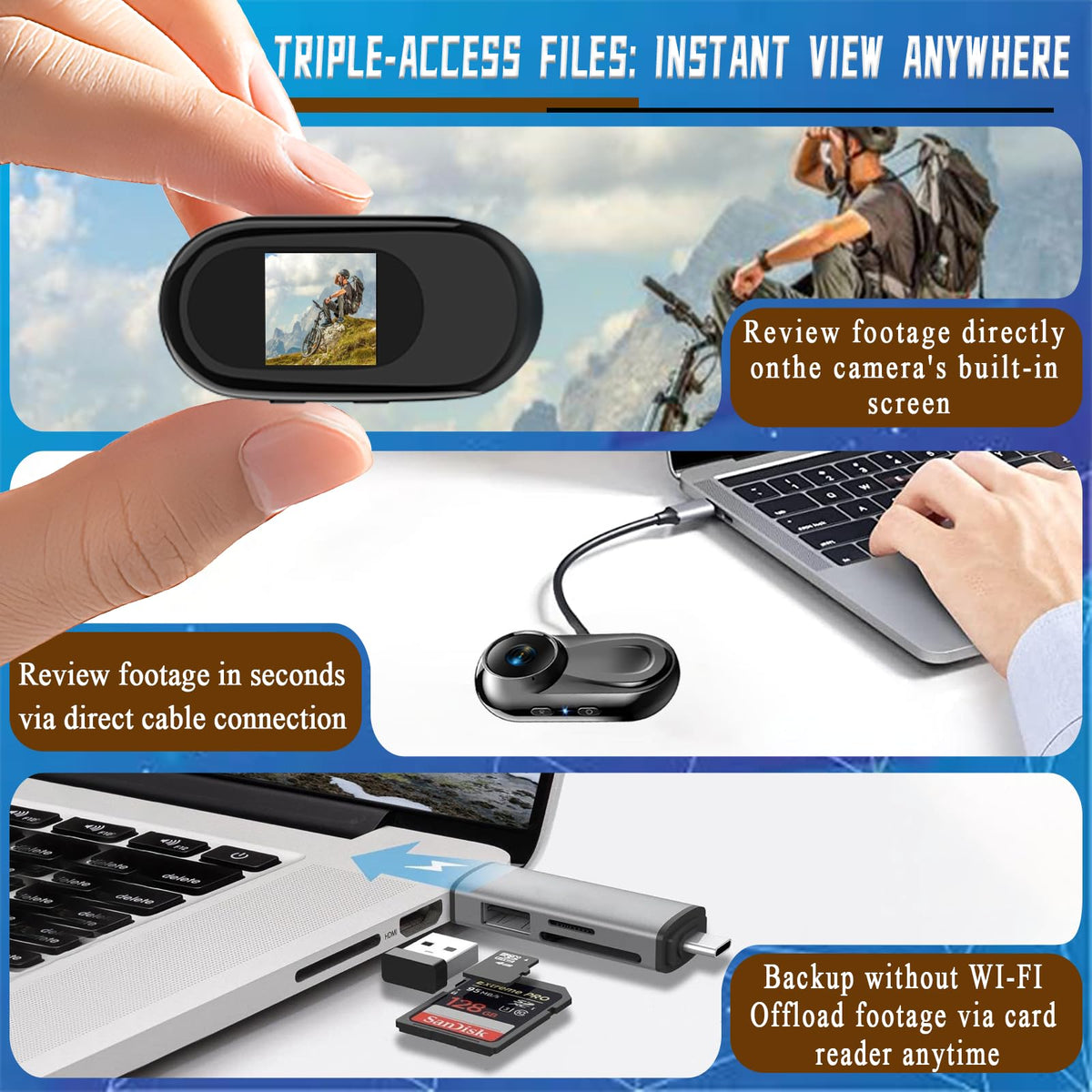 JYSECURE mounted on dog collar capturing pet activity hands-free