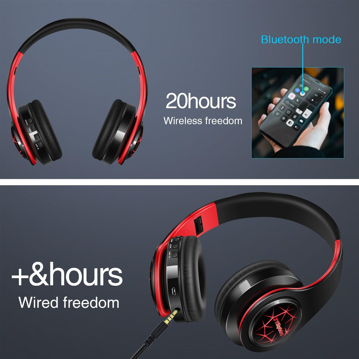 JYSiptkird ergonomic earcups reduce fatigue during use