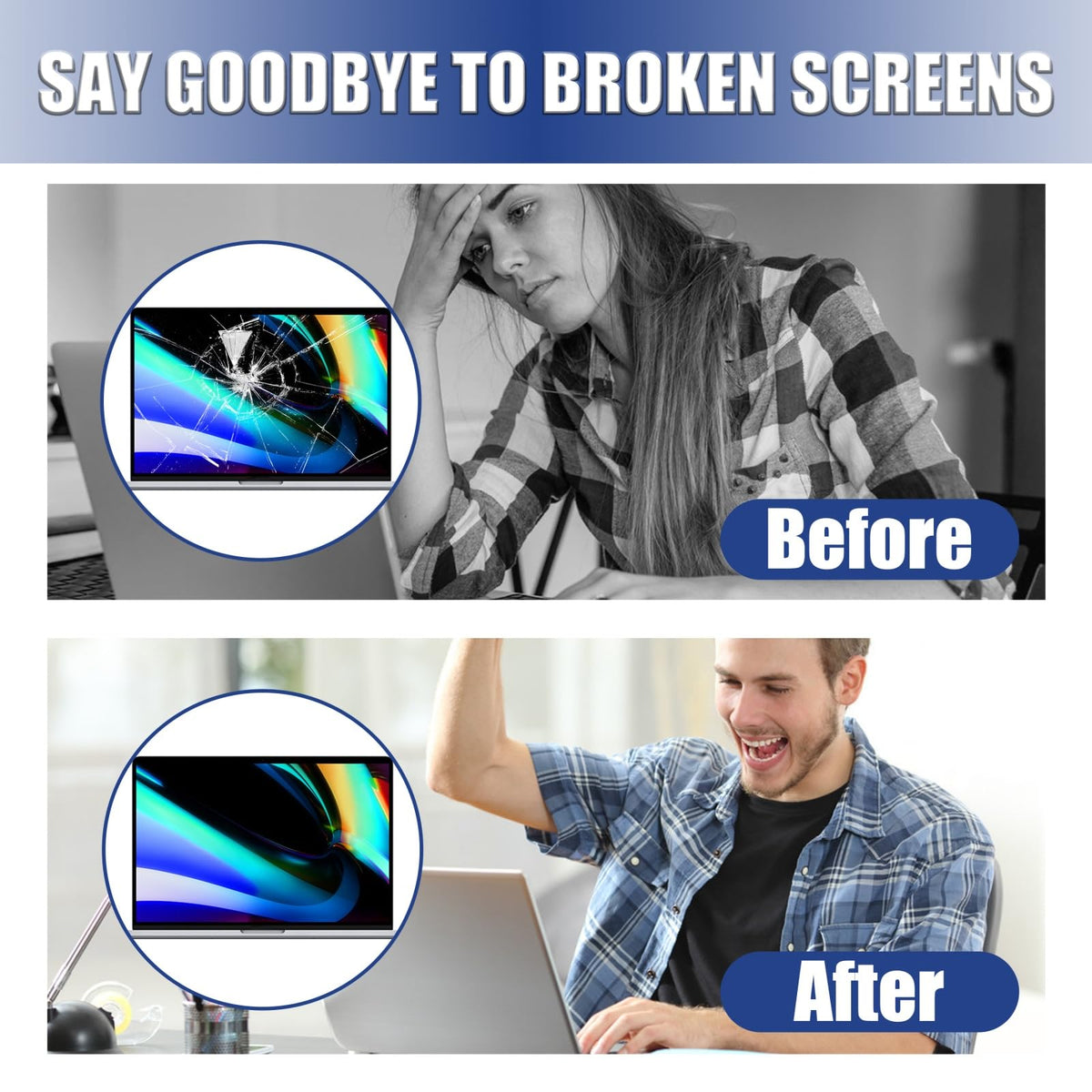 JYYSCRN A2338 included tools simplify installation and setup