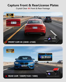 Jzones 64GB branded card included with dash cam for reliable storage