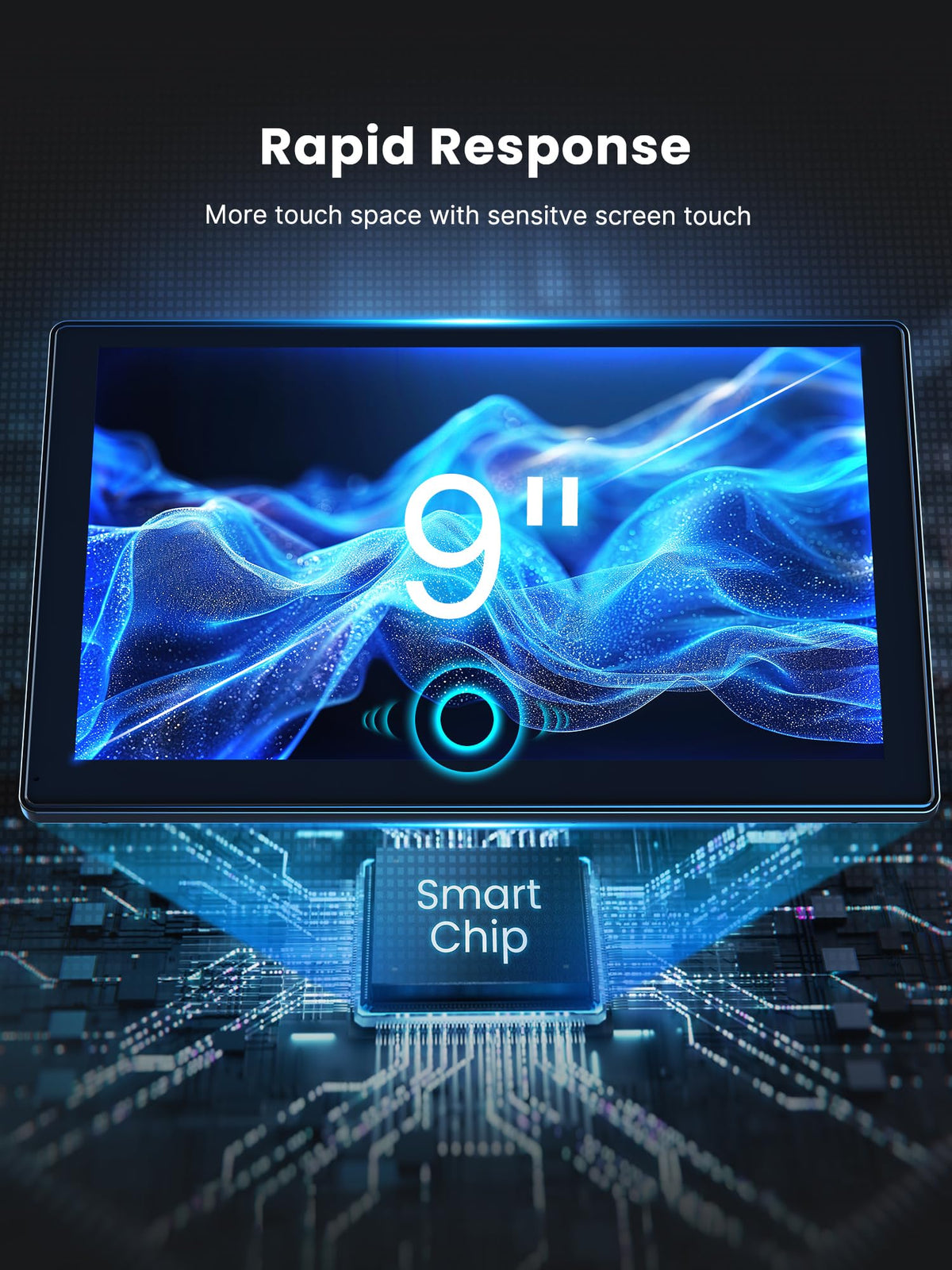 Jzones UHD touchscreen offers responsive navigation and media controls.