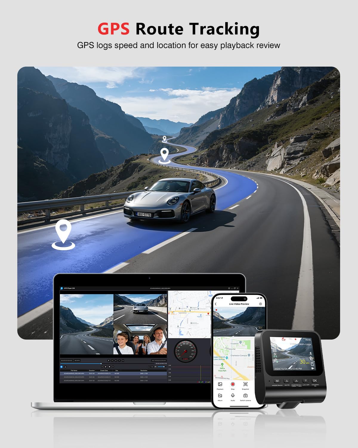 Jzones dash cam makes a thoughtful Father's Day gift for drivers