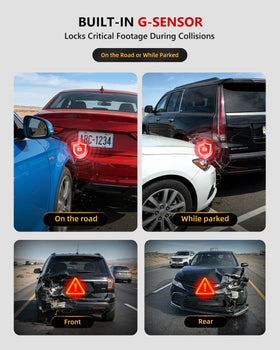 Jzones G-Sensor activates during impact and supports 24H parking mode