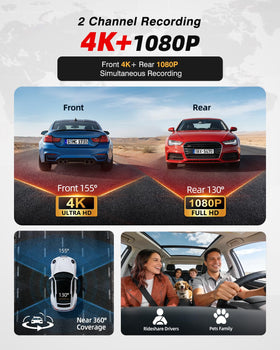 Jzones HDR night vision dash cam provides enhanced clarity in low light