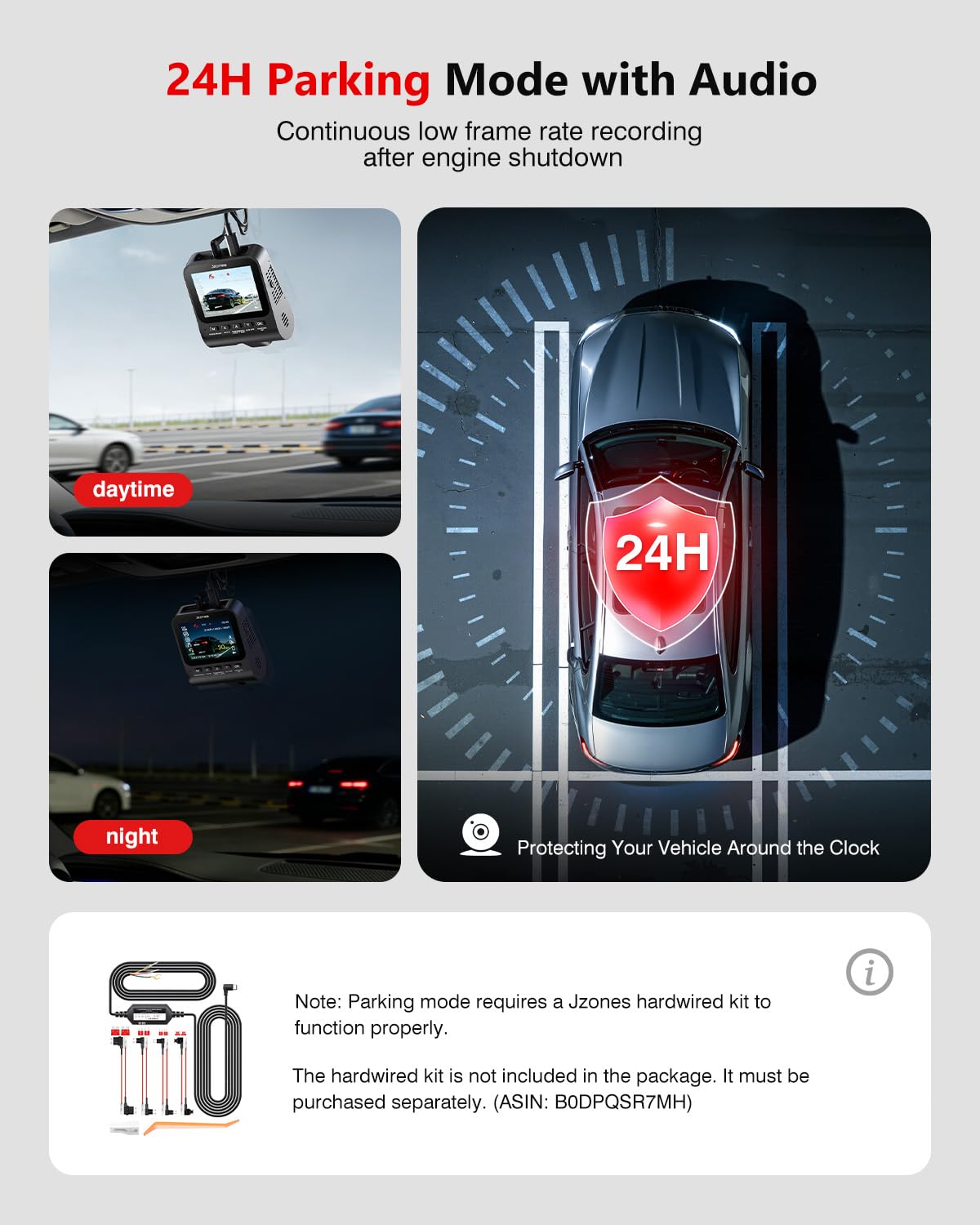 Jzones plug-and-play dash cam installation for quick setup