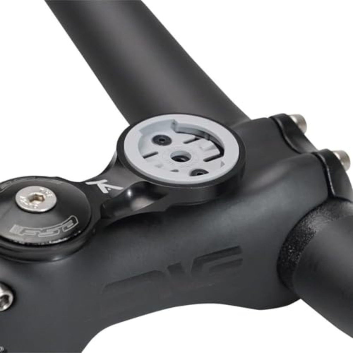 K-Edge mount positioned for 0 to negative stem angles during ride