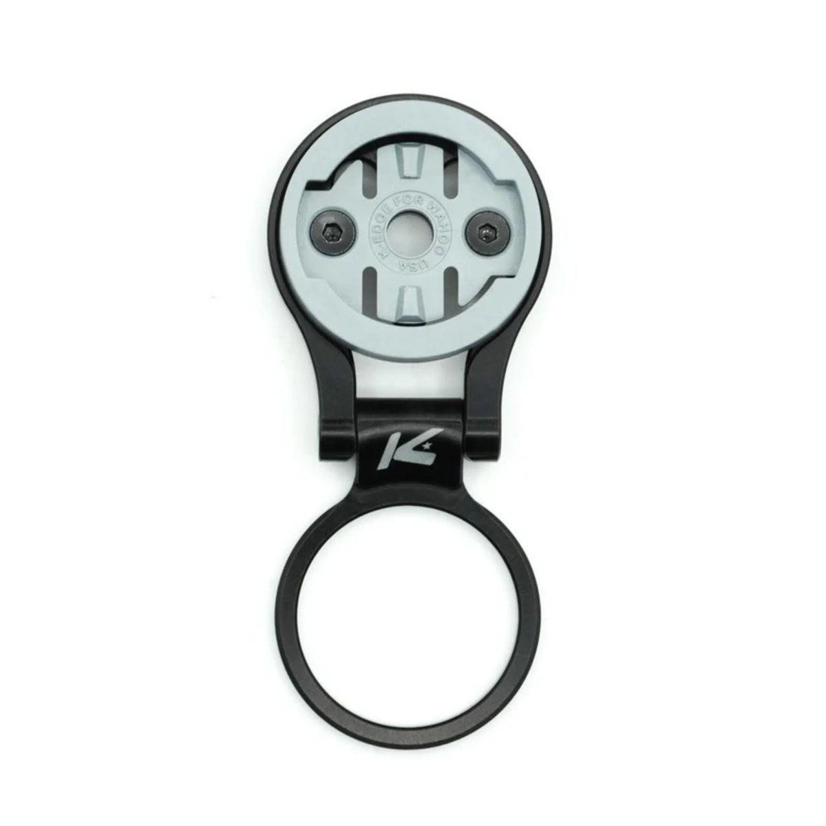 K-Edge stem mount securing a Wahoo top computer for reliable ride data