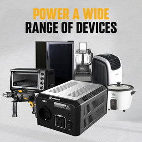 K KRIËGER 850W transformer rear IEC port for flexible cord compatibility