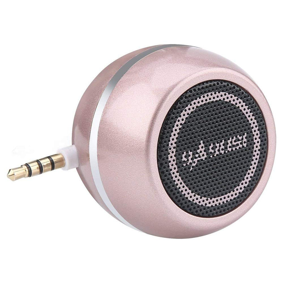 K-Tech front packaging showing rose gold speaker and retail box for gifting
