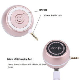 K-Tech connected to a tablet playing video for louder, clearer sound