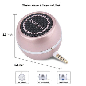 K-Tech micro USB cable and aux cable included for ready-to-use convenience
