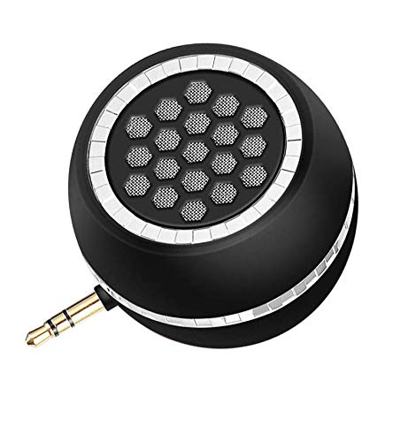 K-Tech mini speaker front view showing compact design and control, ideal for travel
