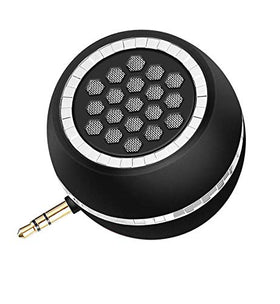 K-Tech mini speaker front view showing compact design and control, ideal for travel