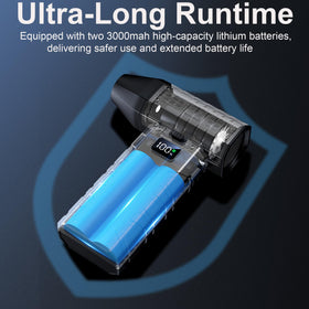 Kaaeiccr compact blower for car interior cleaning and travel use.