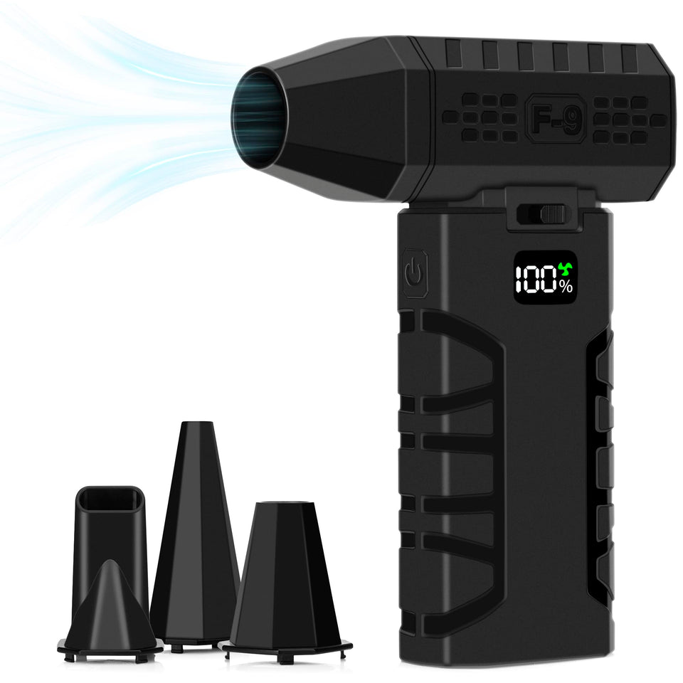 Kaaeiccr cordless air duster in hand enables precise electronics cleaning.
