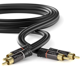 KabelDirekt CableDirect gold-plated RCA connectors resist corrosion for lasting signal quality