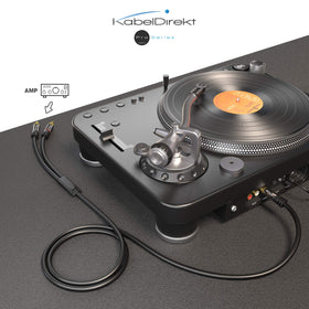 KabelDirekt home theater setup shows seamless connections between components.