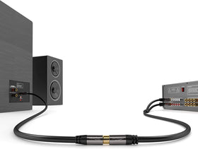 KabelDirekt RCA extension home theater setup demonstrates versatile analog and digital use.