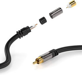 KabelDirekt extension metal sleeve detail showcases break-resistant shielding.