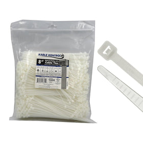 Kable Kontrol 8-inch zip ties pack for rapid cable organization.