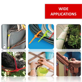 Kable Kontrol color-coded ties help quick identification and labeling.