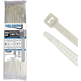 Kable Kontrol heavy-duty 22-inch cable ties pack for organized cabling