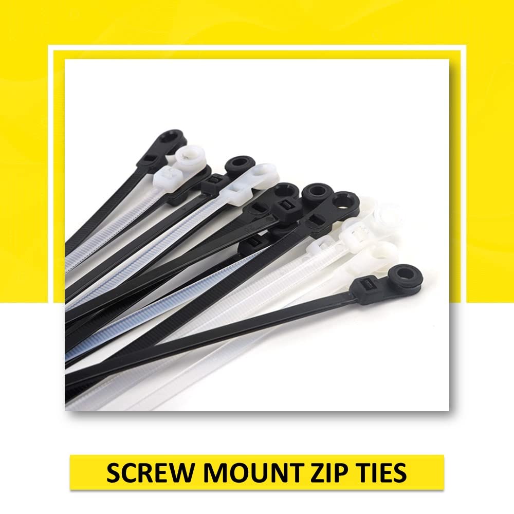Kable Kontrol zip ties showing 50 lbs tensile strength for sturdy cable management.