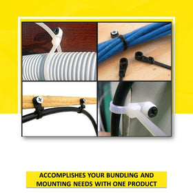 Kable Kontrol zip ties UV protected for sun exposure and outdoor use.