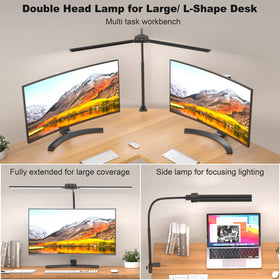 KableRika clamp mounted on desk saving workspace and adding stability